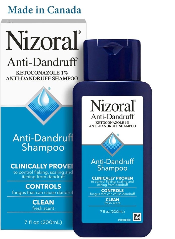 نيزورال شامبو مضاد للقشرة من نيزورال مع 1% كيتوكونازول، برائحة منعشة -  صنع في كندا - Image 1